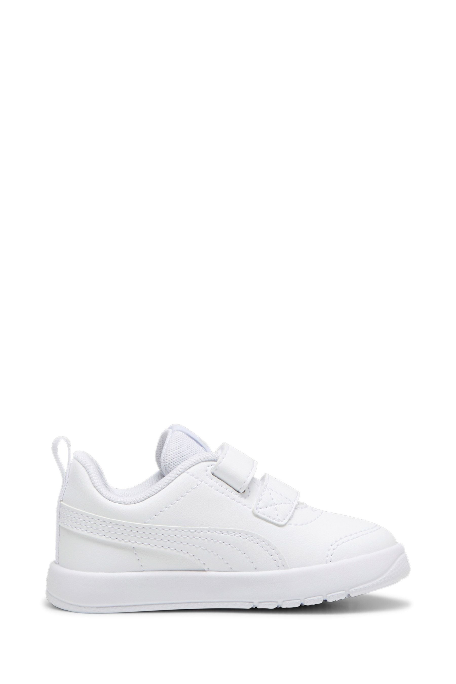 Buy Puma White Courtflex V3 Baby Unisex Sneakers from Next USA