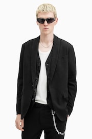 AllSaints Black Heron Blazer - Image 2 of 7