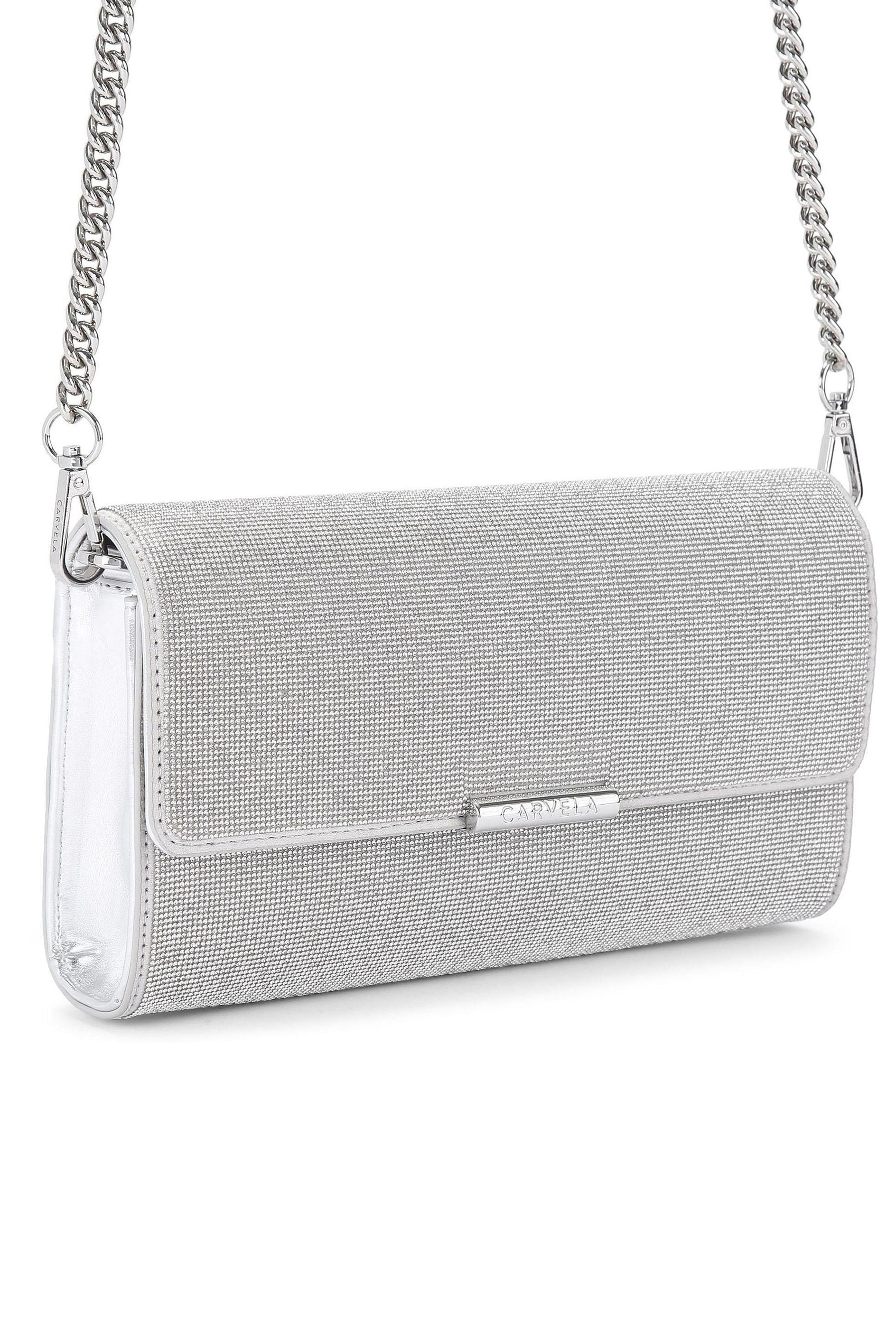 Carvela silver bag store