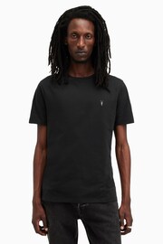 AllSaints Black Brace Shortsleeve Crew Neck T-Shirt 3 Pack - Image 1 of 5