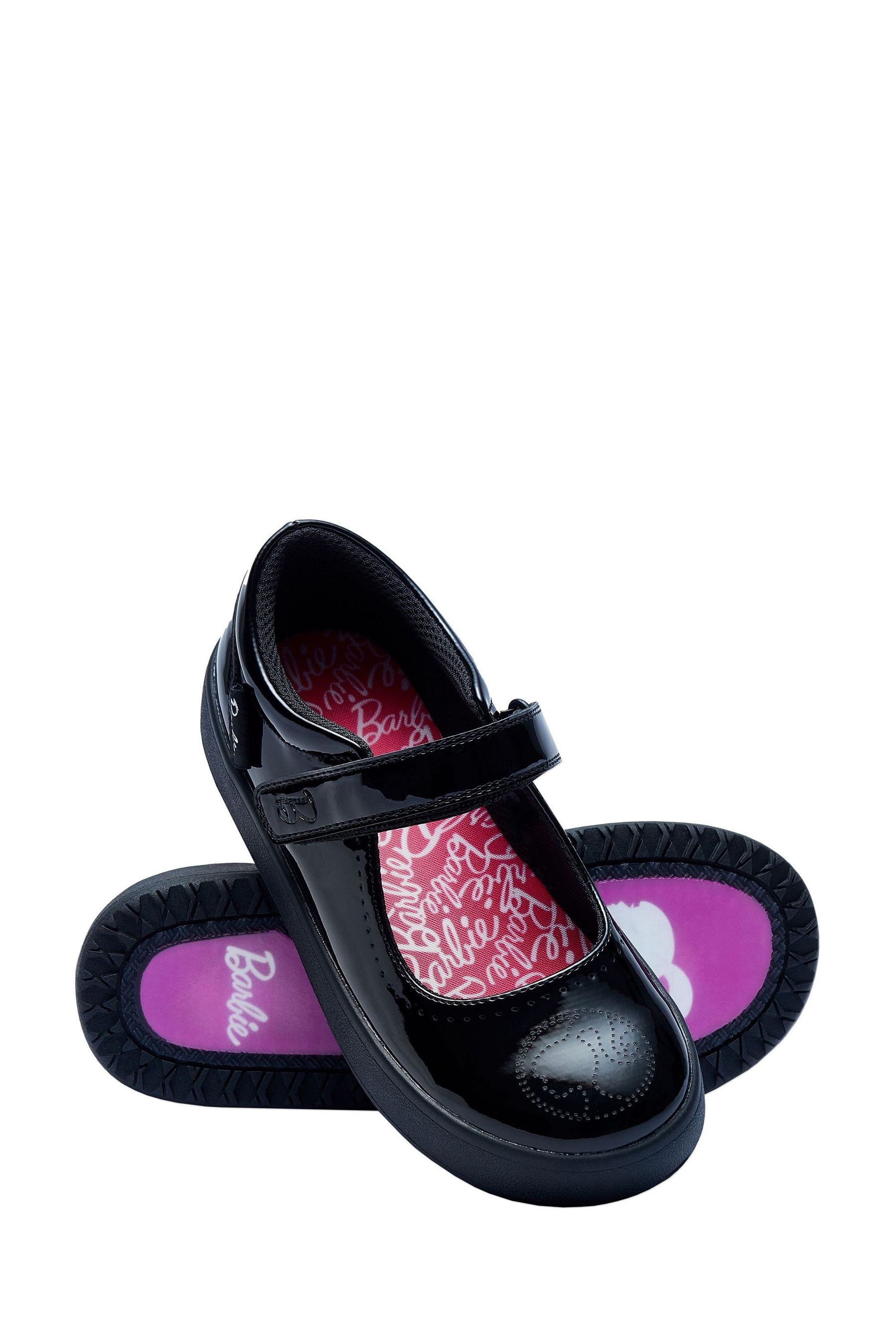 Buy Character Black Barbie School Shoes from Next Canada
