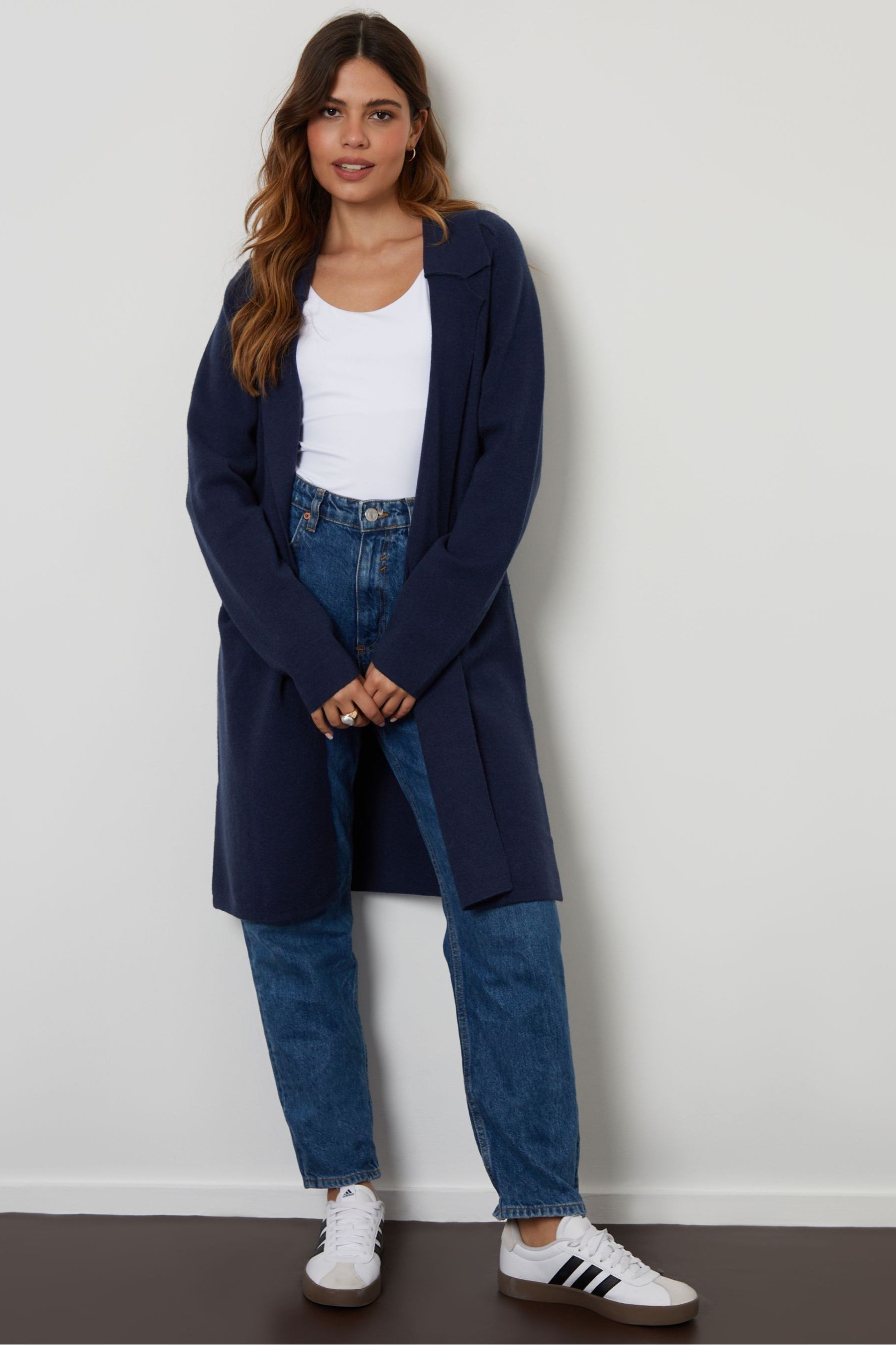 Buy Threadbare Blue Tailored Coatigan from the Next UK online shop