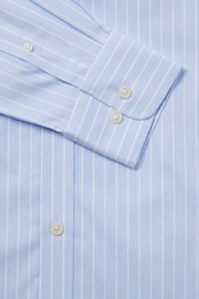 Duchamp Mens Blue Wide Stripe Shirt - Image 5 of 5