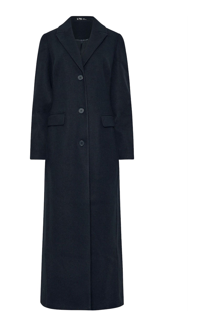 Long Tall Sally Blue Maxi City Coat - Image 6 of 6