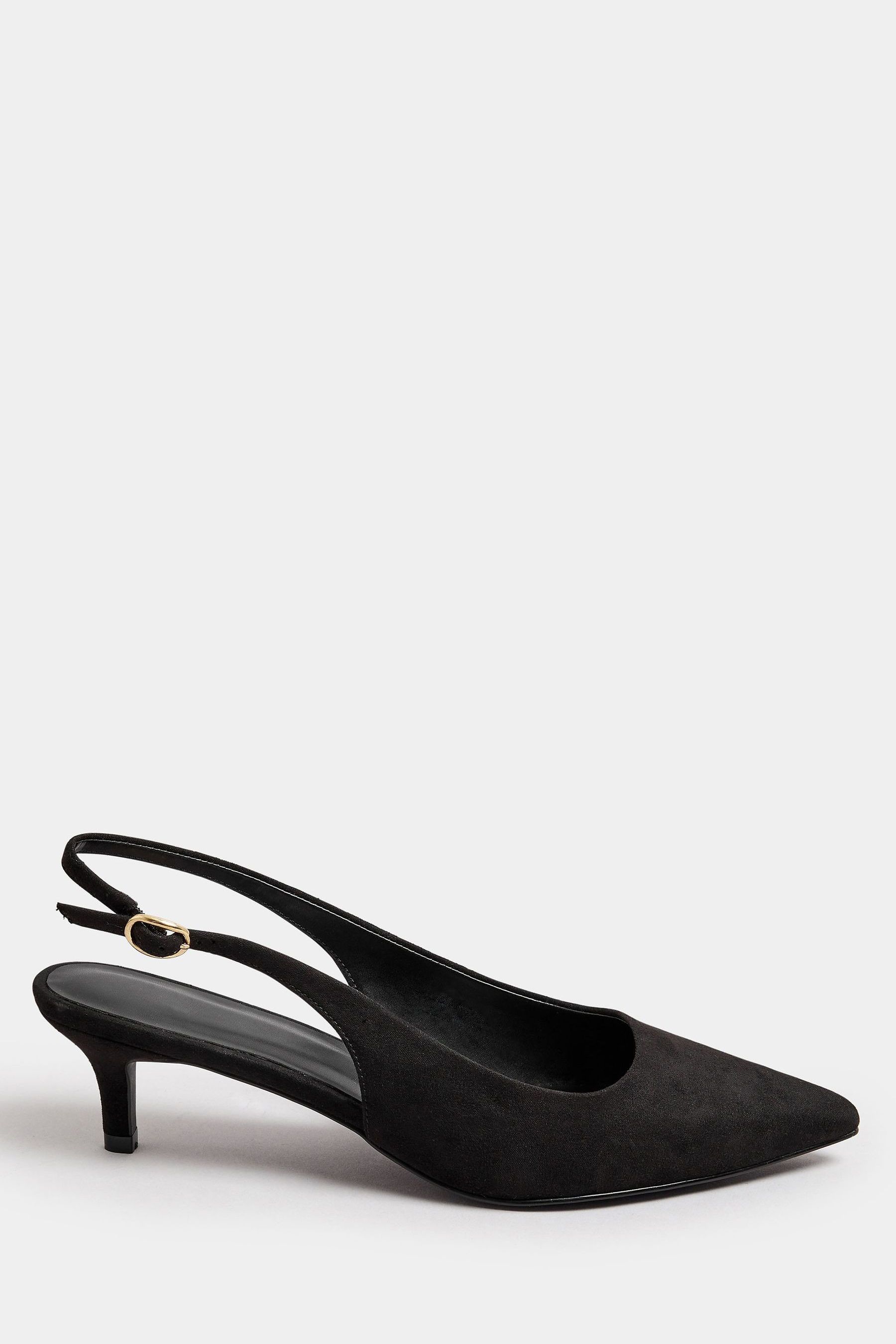 Buy Long Tall Sally Black Slingback Point Shoes from Next Canada