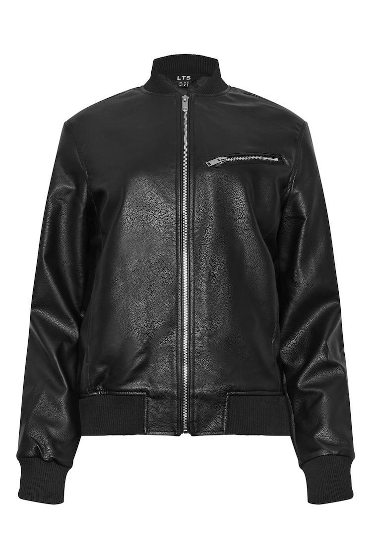 Long Tall Sally Black Bomber Jacket - Image 5 of 5