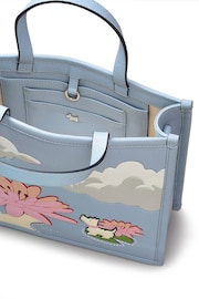 Radley London Medium Blue Into the Woods Ziptop Grab Bag - Image 3 of 4