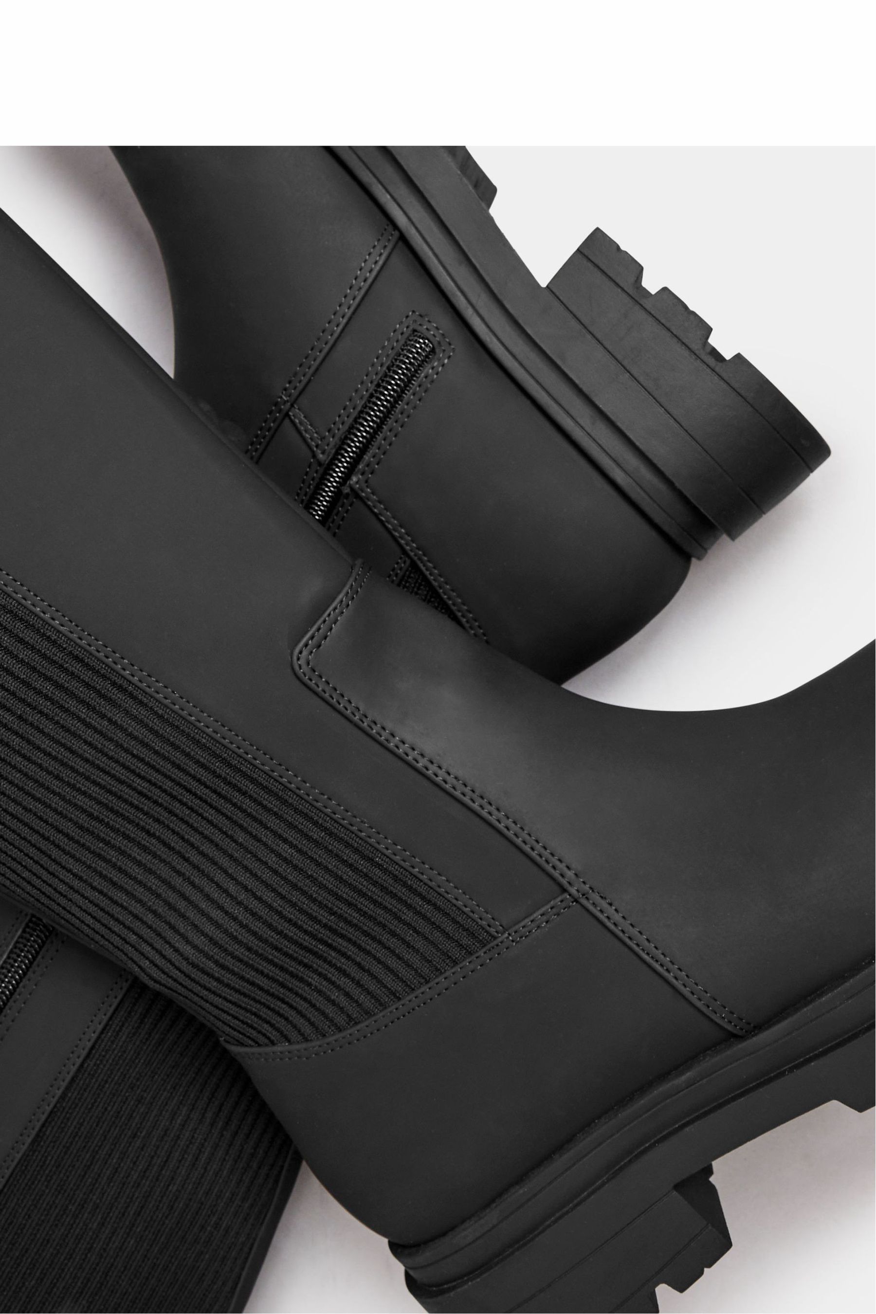 Sock fit knee high boots hot sale