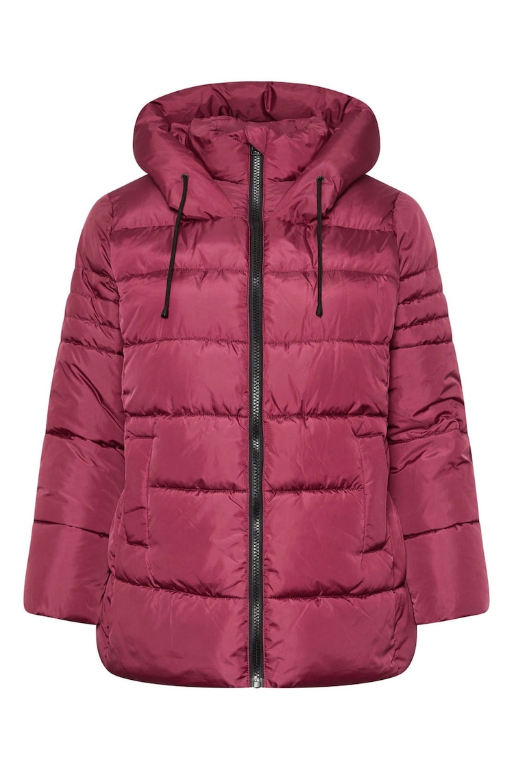 Yours Curve Red Boxy Short Coat - Image 5 of 5