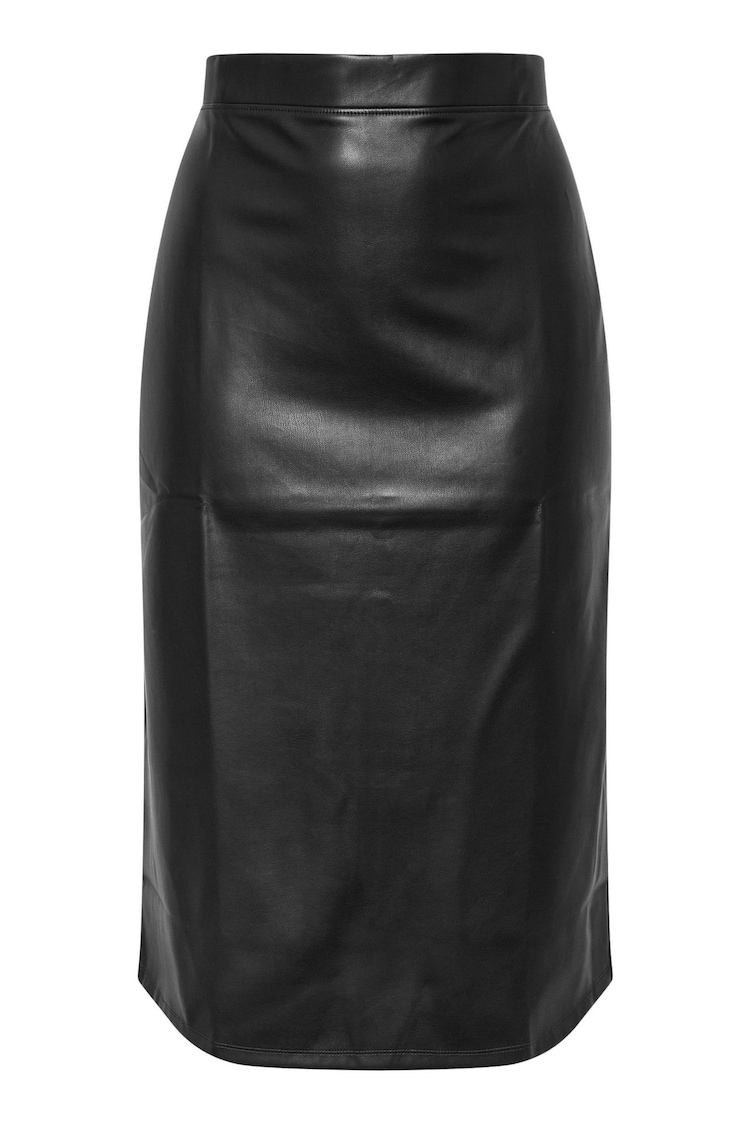 Yours Curve Black Side Slit Maxi Skirt - Image 5 of 5