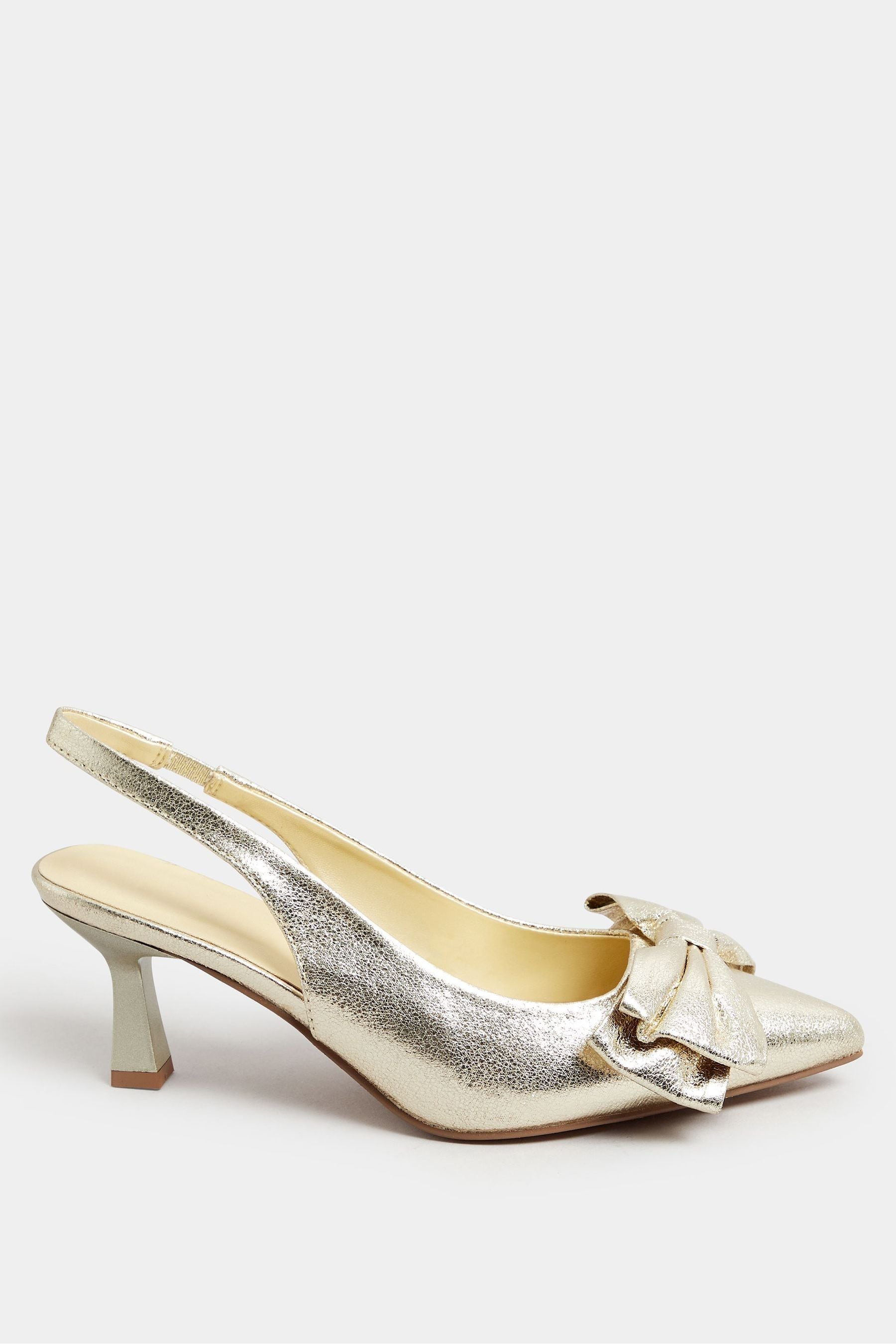 Extra wide fit gold heels deals