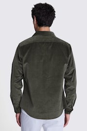 MOSS Green Cord Overshirt - Image 3 of 6