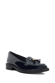 Dune London Blue Grape Branded Tassel Trim Loafers - Image 3 of 5