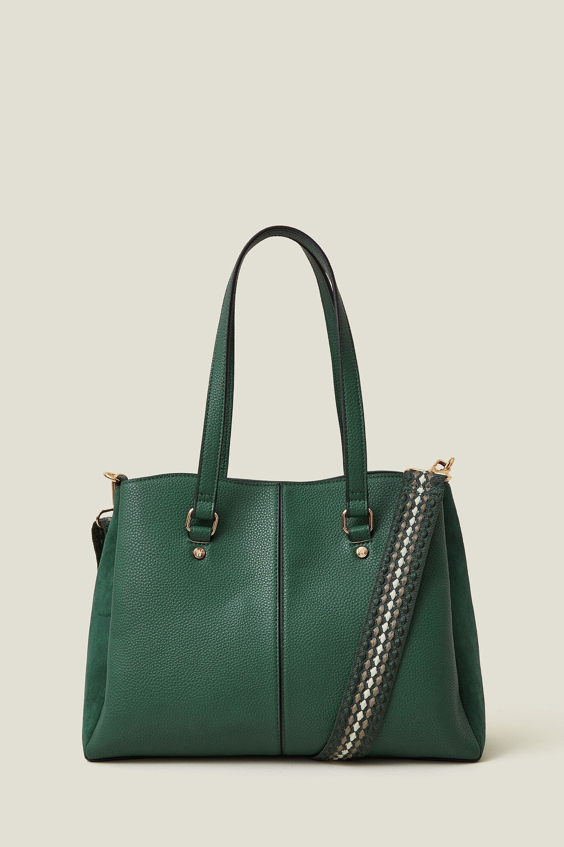 Buy Accessorize Green Webbing Strap Shoulder Bag from the Next UK online shop