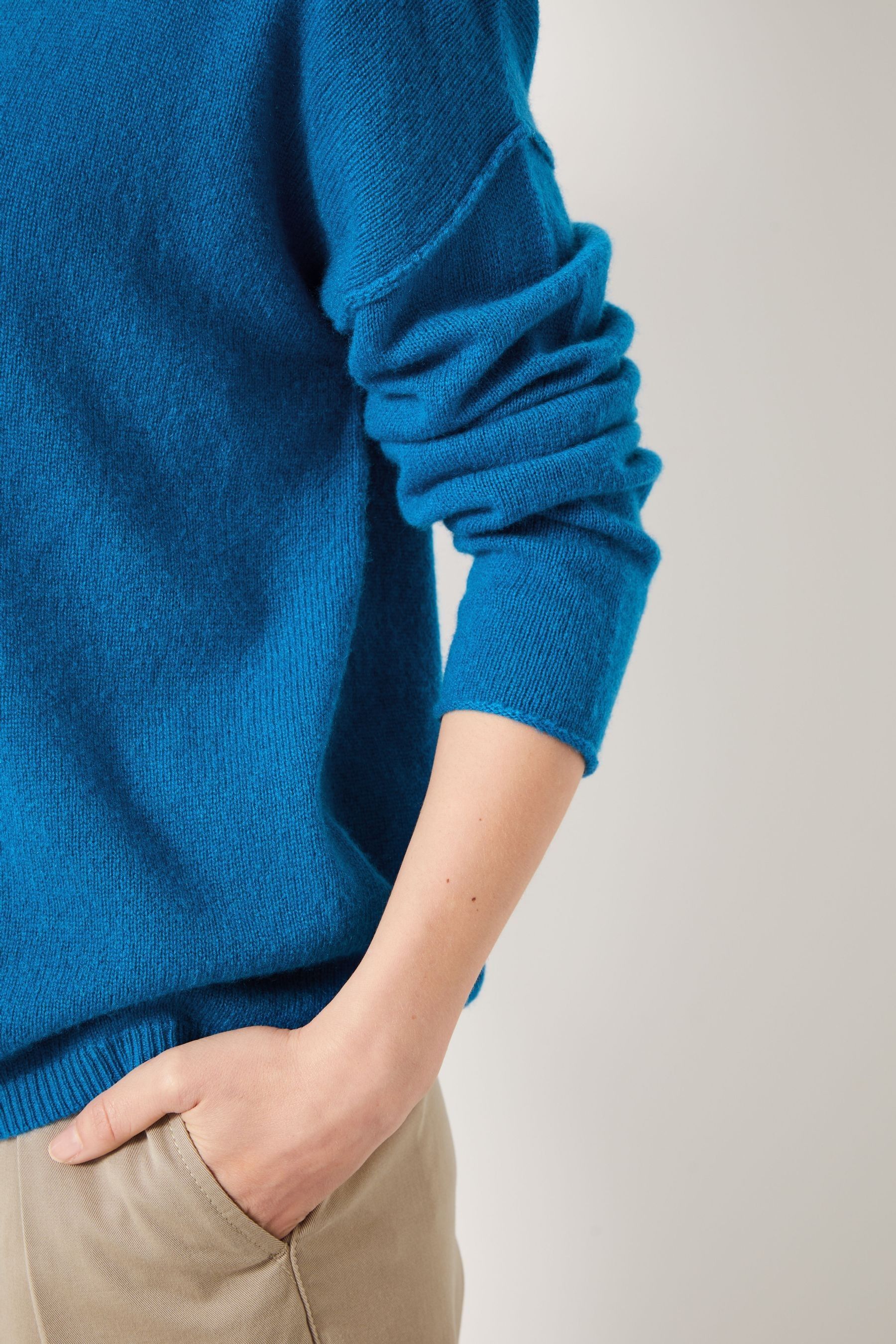 Buy Hush Blue Saphira Cashmere Jumper from the Next UK online shop