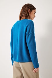 Hush Blue Saphira Cashmere Jumper - Image 3 of 4