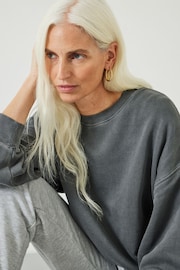 Hush Grey Oversized Quade Sweatshirt - Image 4 of 5