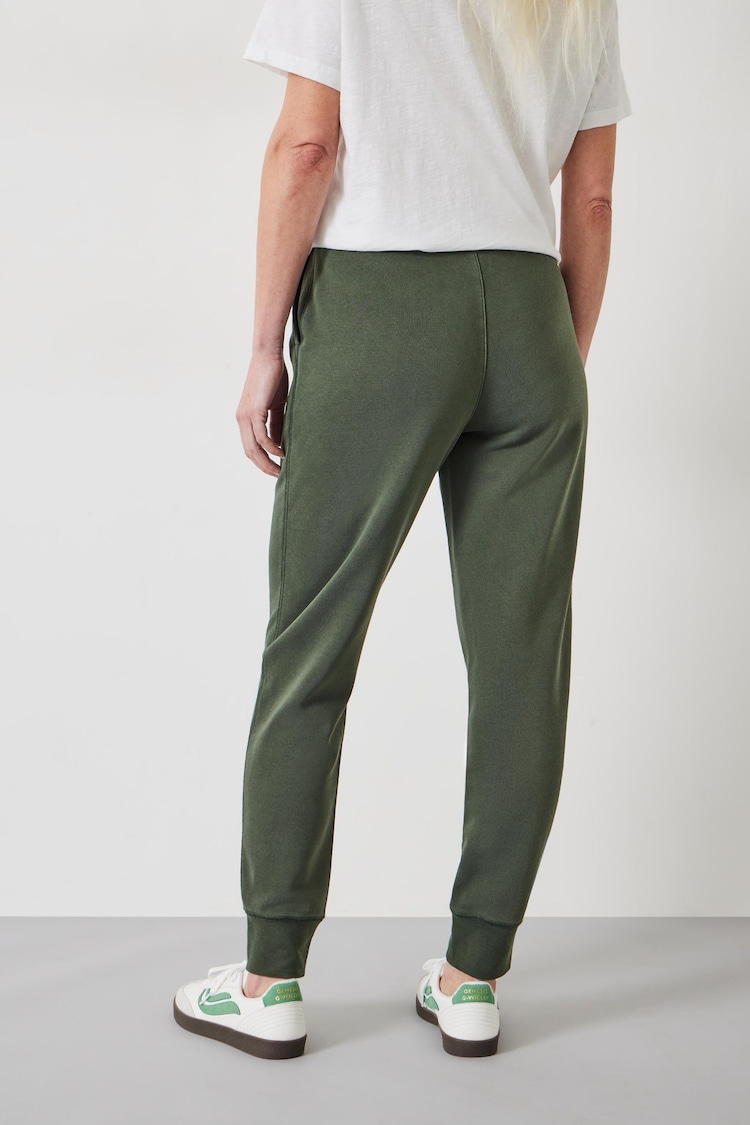 Hush Green Slim Fit Tate Jersey Joggers - Image 2 of 5