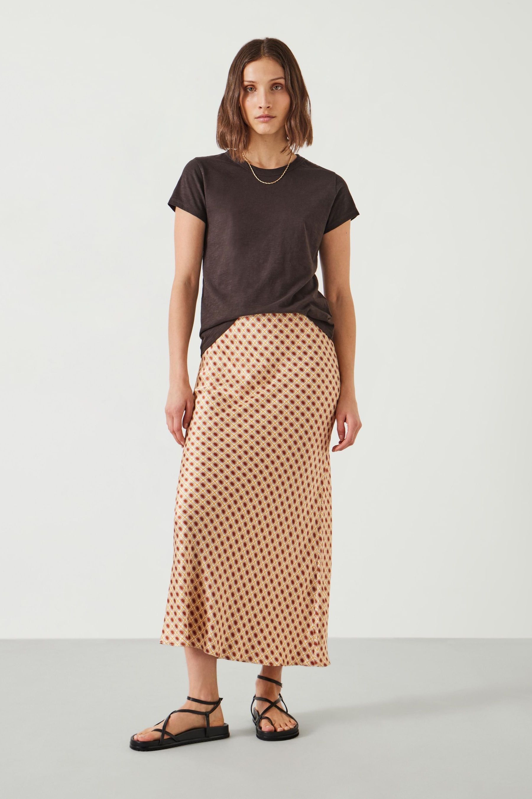 Hush sequin midi skirt top