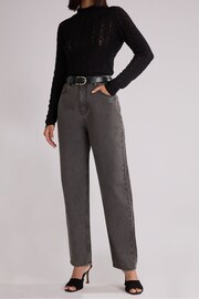 Ro&Zo Grey Straight Jeans - Image 1 of 3