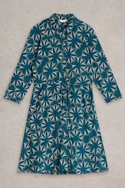 White Stuff Green Ria Jersey Shirt Dress - Image 5 of 6