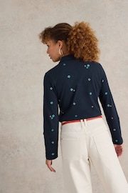 White Stuff Blue Annie Embroidered Shirt - Image 2 of 6