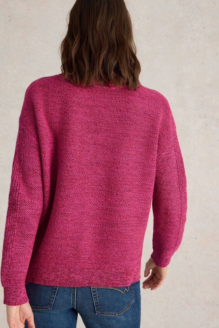 White Stuff Pink Northbank Jumper - Image 2 of 6