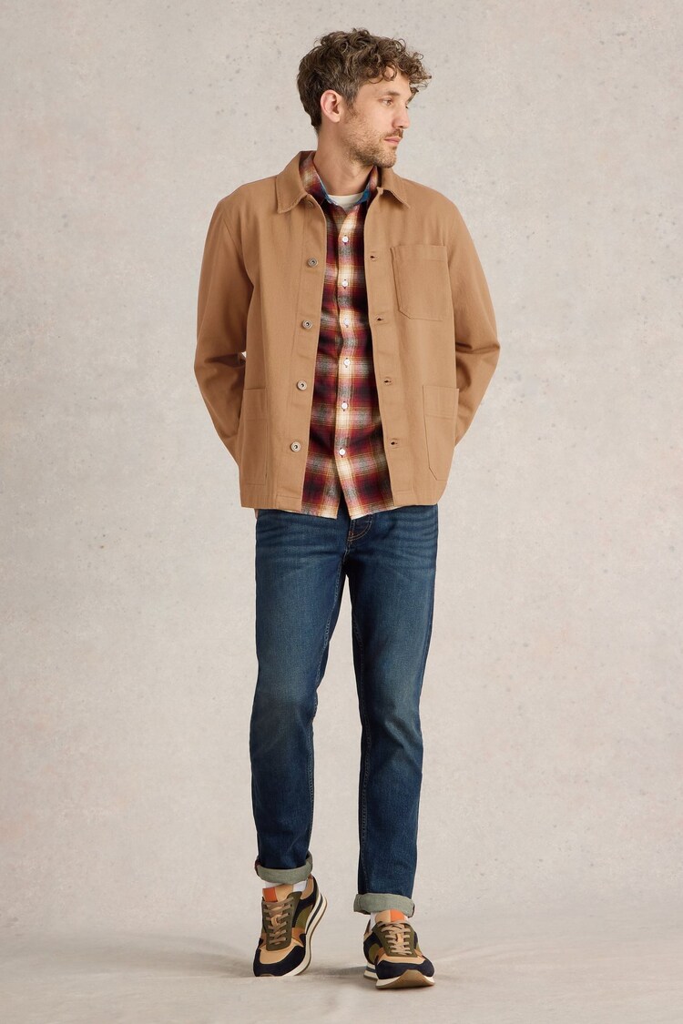 White Stuff Brown Kynman Workwear Jacket - Image 1 of 6