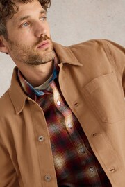 White Stuff Brown Kynman Workwear Jacket - Image 3 of 6