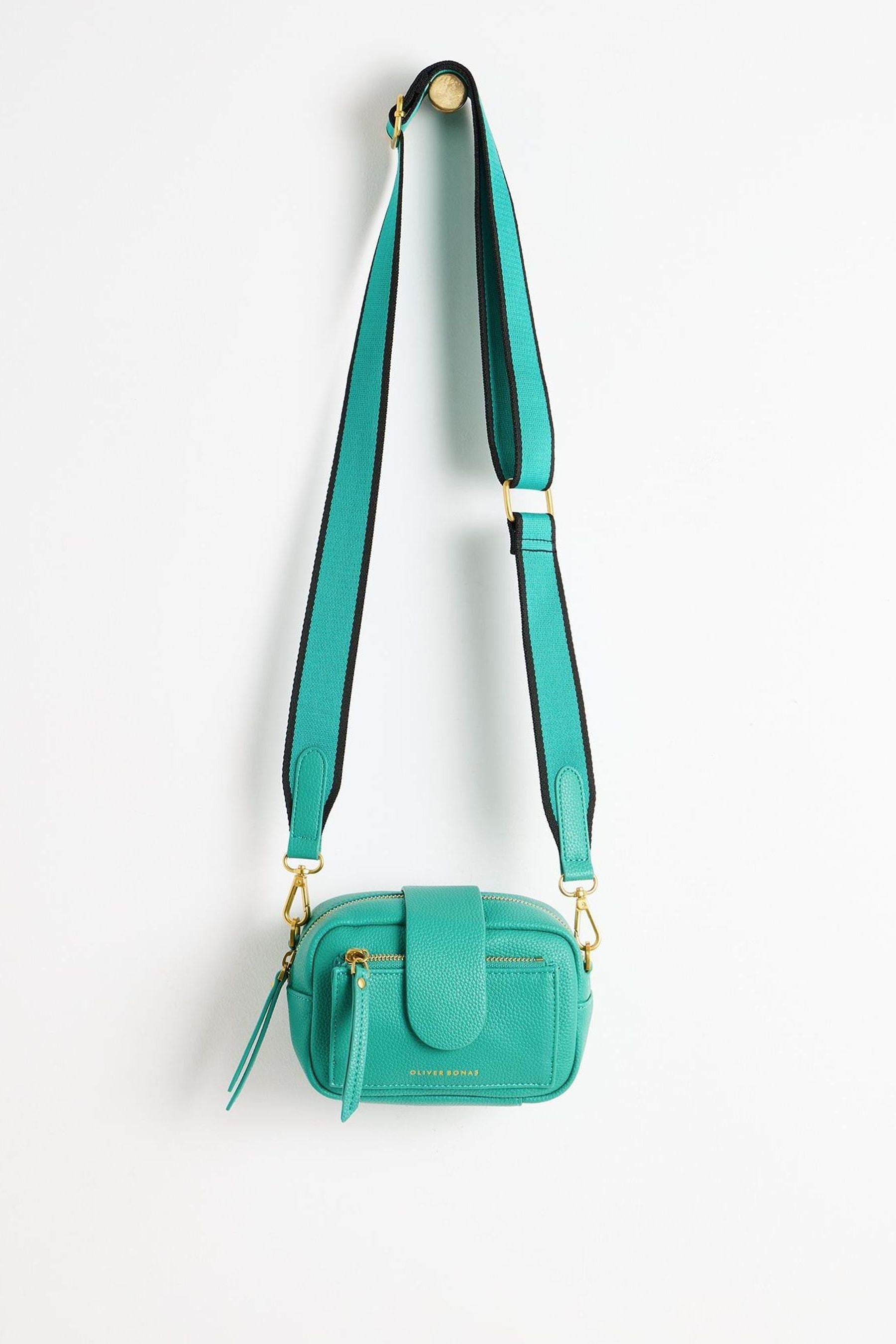 Simen Teal Green Crossbody Bag Large