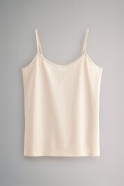 The Set Black/Chocolate/Pink/Cream/Grey/White Thin Strap Vest Top 7 Pack - Image 9 of 10