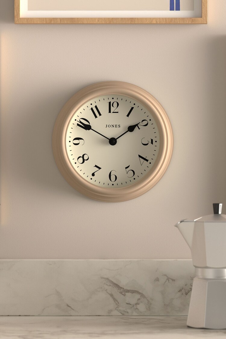 Jones Clocks Nougat Frieze Wall Clock 23cm - Image 1 of 4