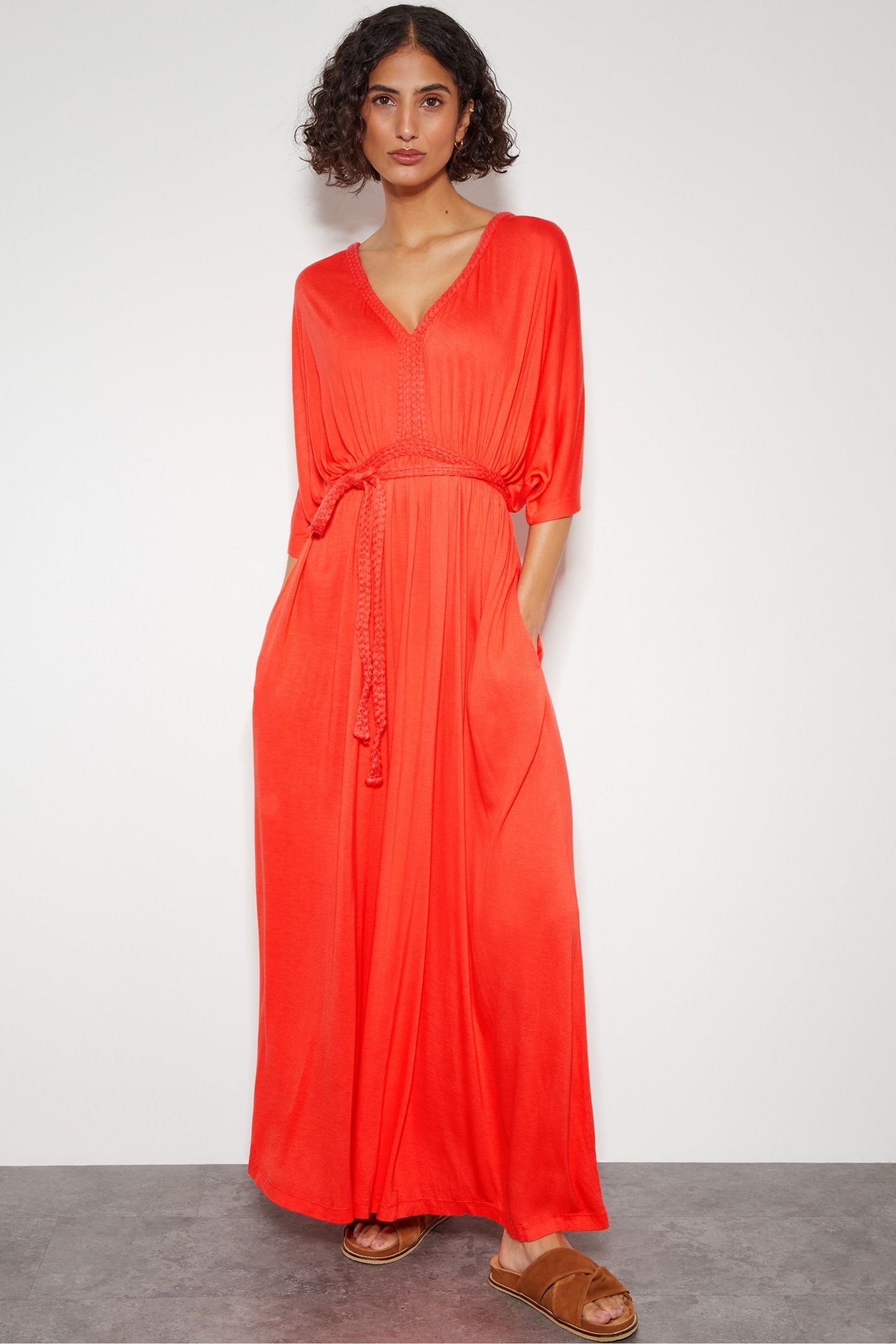 Orange dress monsoon top