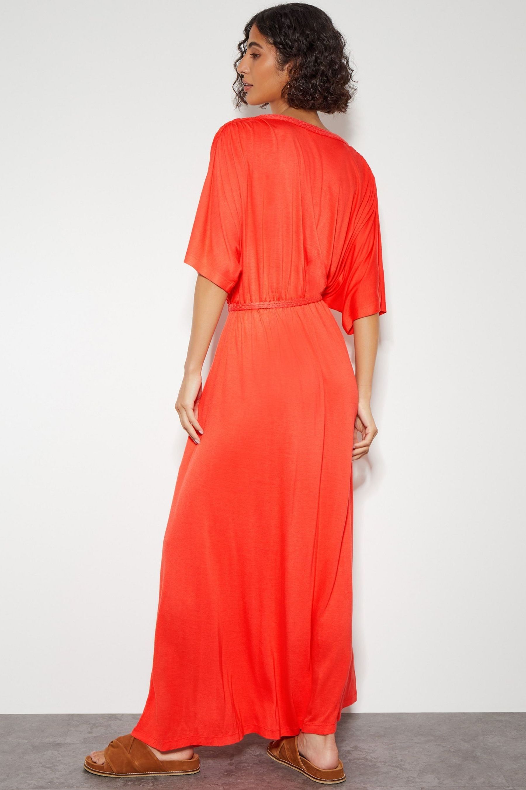 Buy Monsoon Orange Everly Jersey Dress from the Next UK online shop