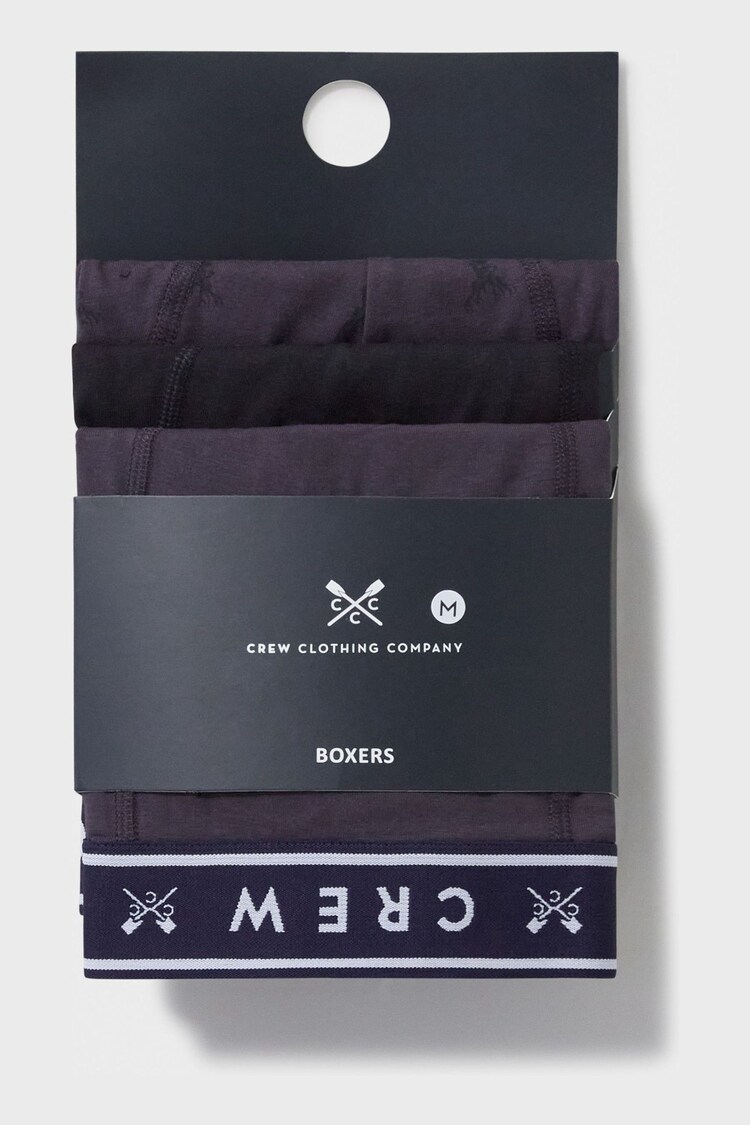 Crew Clothing 3 Pack Jersey Boxers - Image 2 of 2