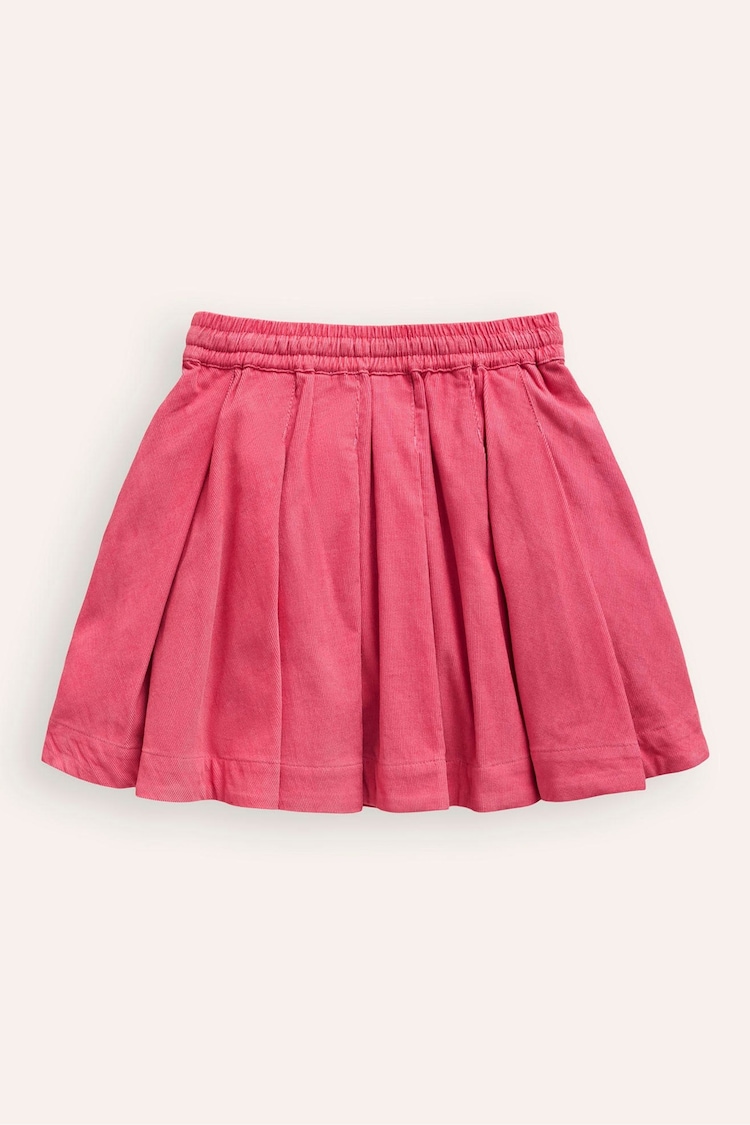 Boden Pink Pull-On Twirly Pleated Cord Skirt - Image 2 of 3