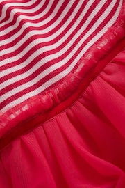 Boden Pink Tilly Rib Jersey Tulle Dress - Image 3 of 3