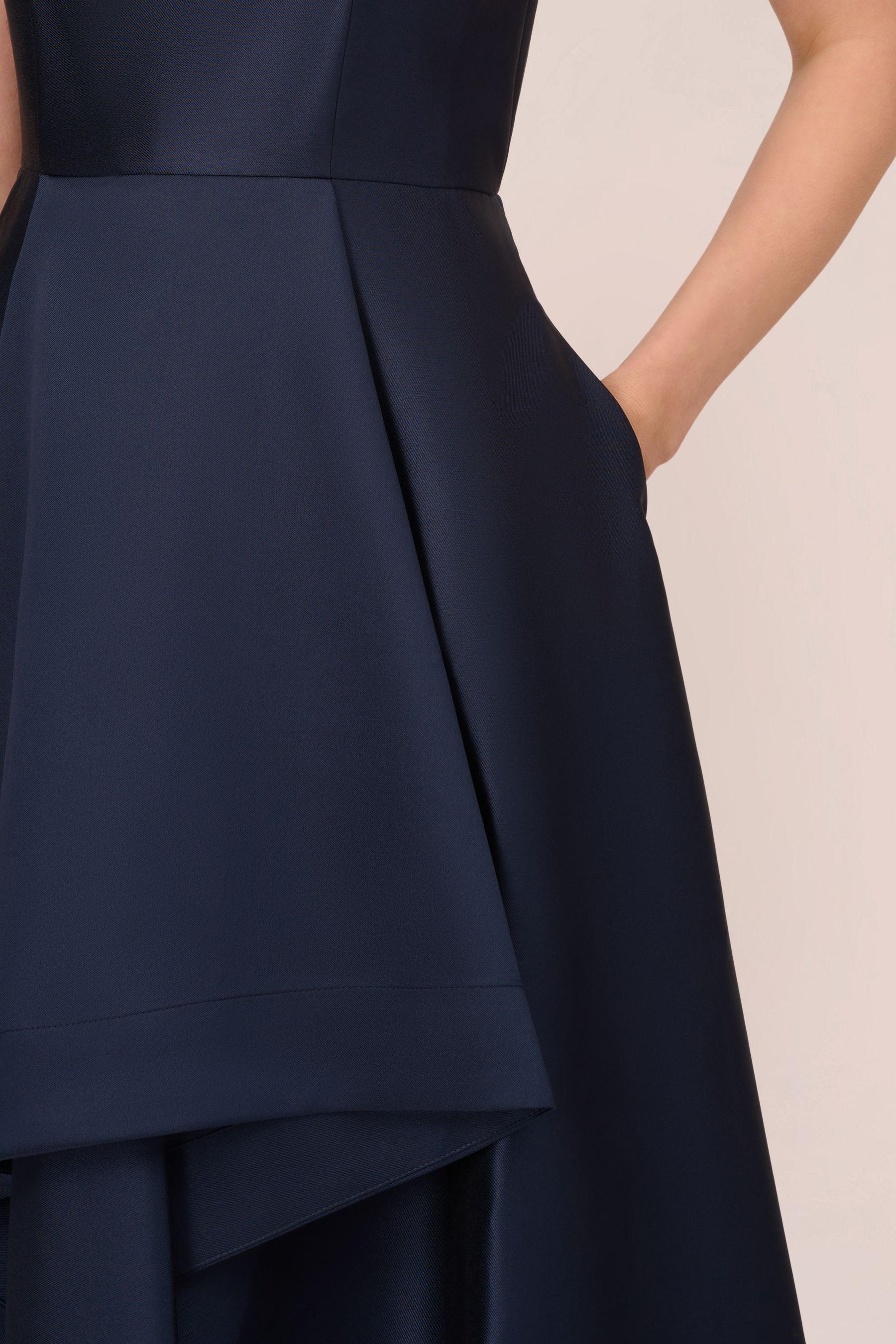 Buy Adrianna Papell Blue Mikado High Low Gown from the Next UK online shop