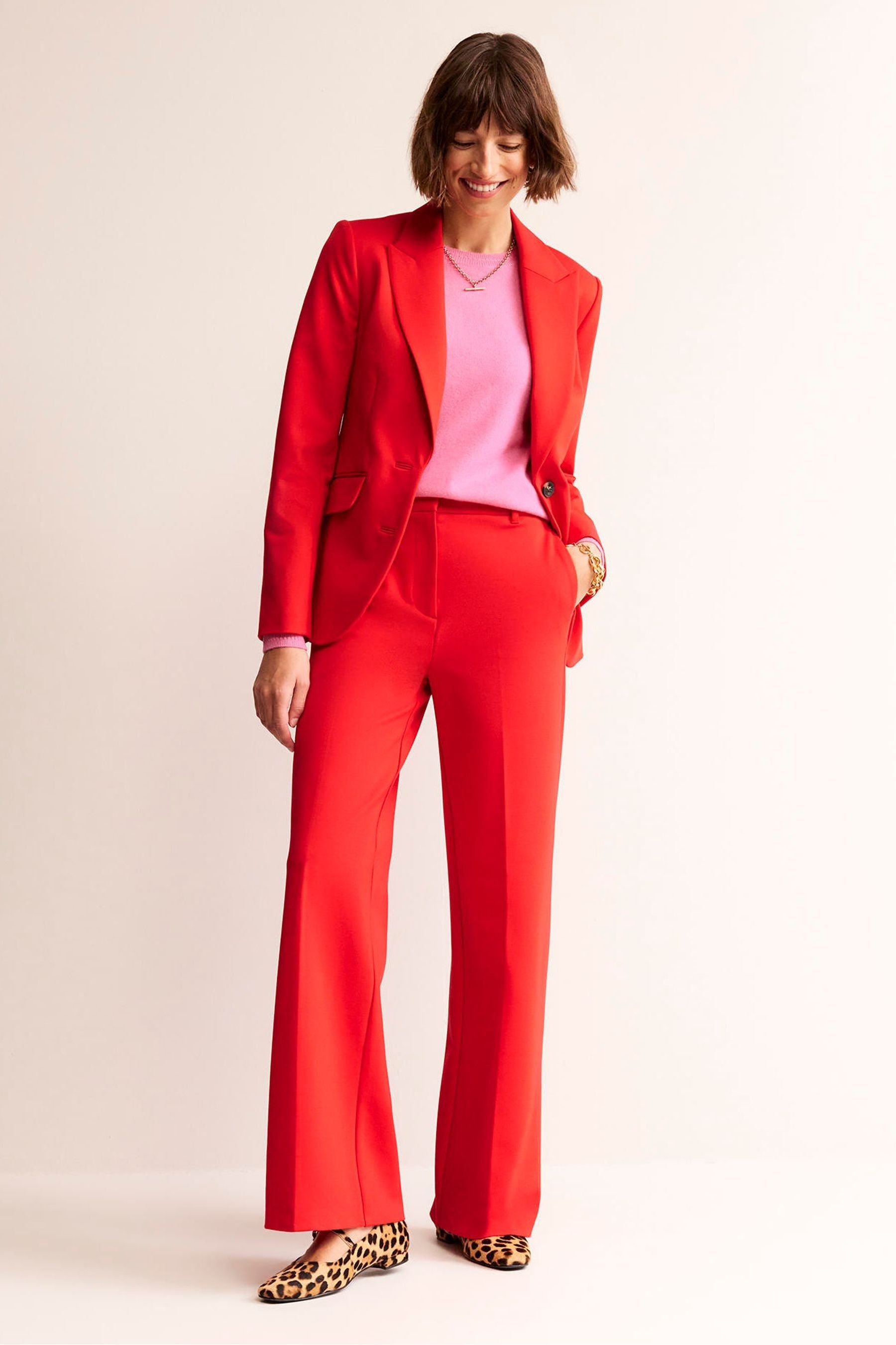 Boden red blazer hot sale