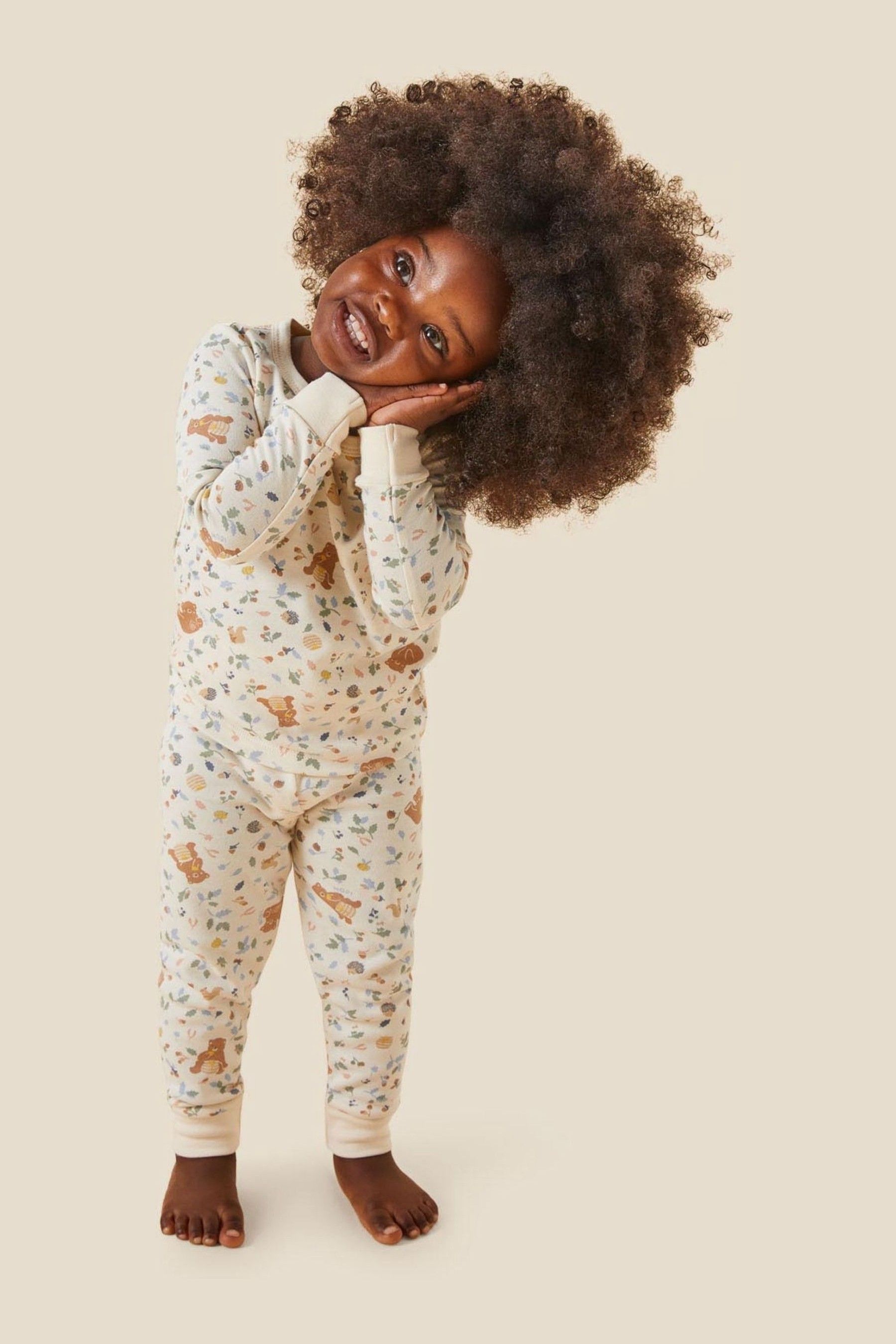 Buy MORI Cream Organic Cotton and Bamboo Pyjama Set from Next Oman