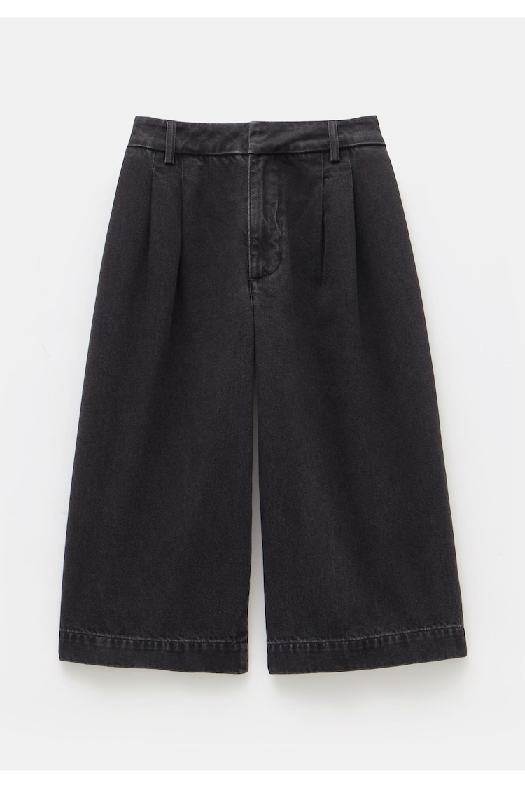 Hush Black Lya Cropped Denim Bermuda Shorts - Image 5 of 5