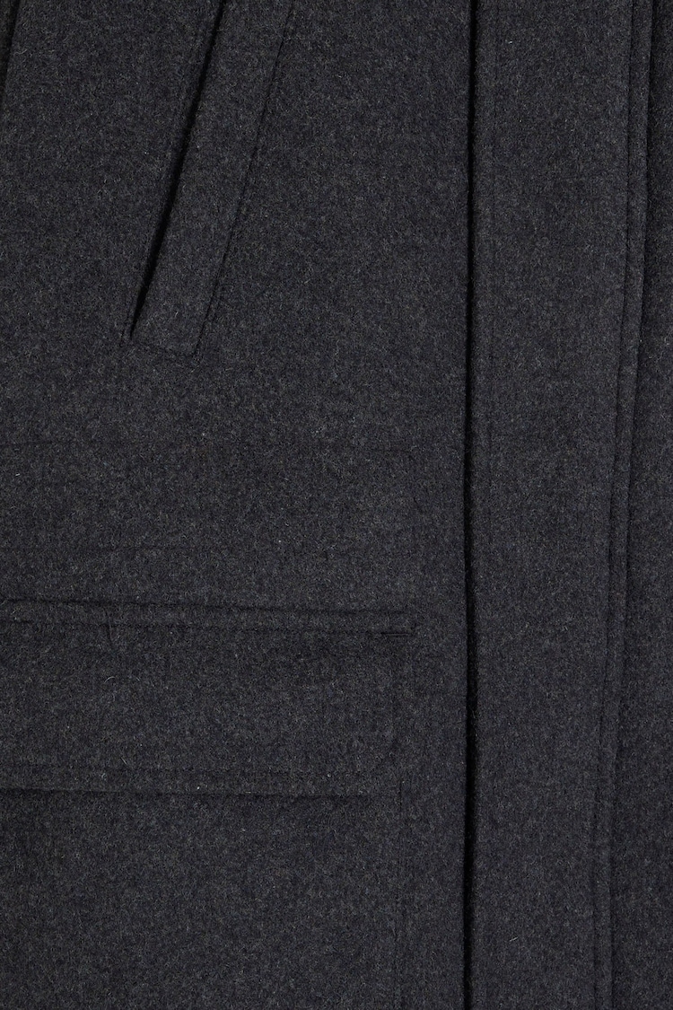 River Island Charcoal Wool Commuter Coat - Image 5 of 5