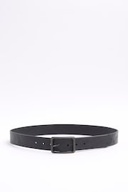 River Island Black Casual Leather Belt - Image 1 of 1