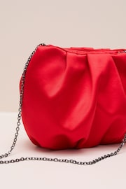 Phase Eight Red Red Satin Bag - Image 3 of 6