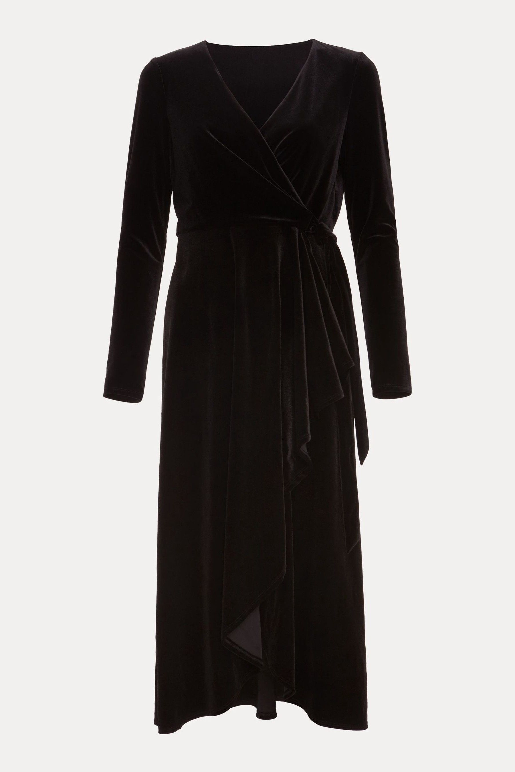 Monki velvet wrap dress outlet