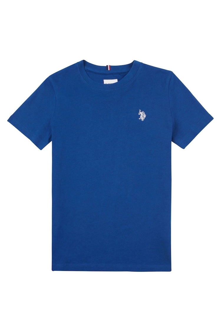 U.S. Polo Assn. Blue Boys Double Horsemen T-Shirt - Image 1 of 3