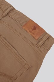 U.S. Polo Assn. Brown/Cream Core 5 Pocket Mens Trousers - Image 11 of 11