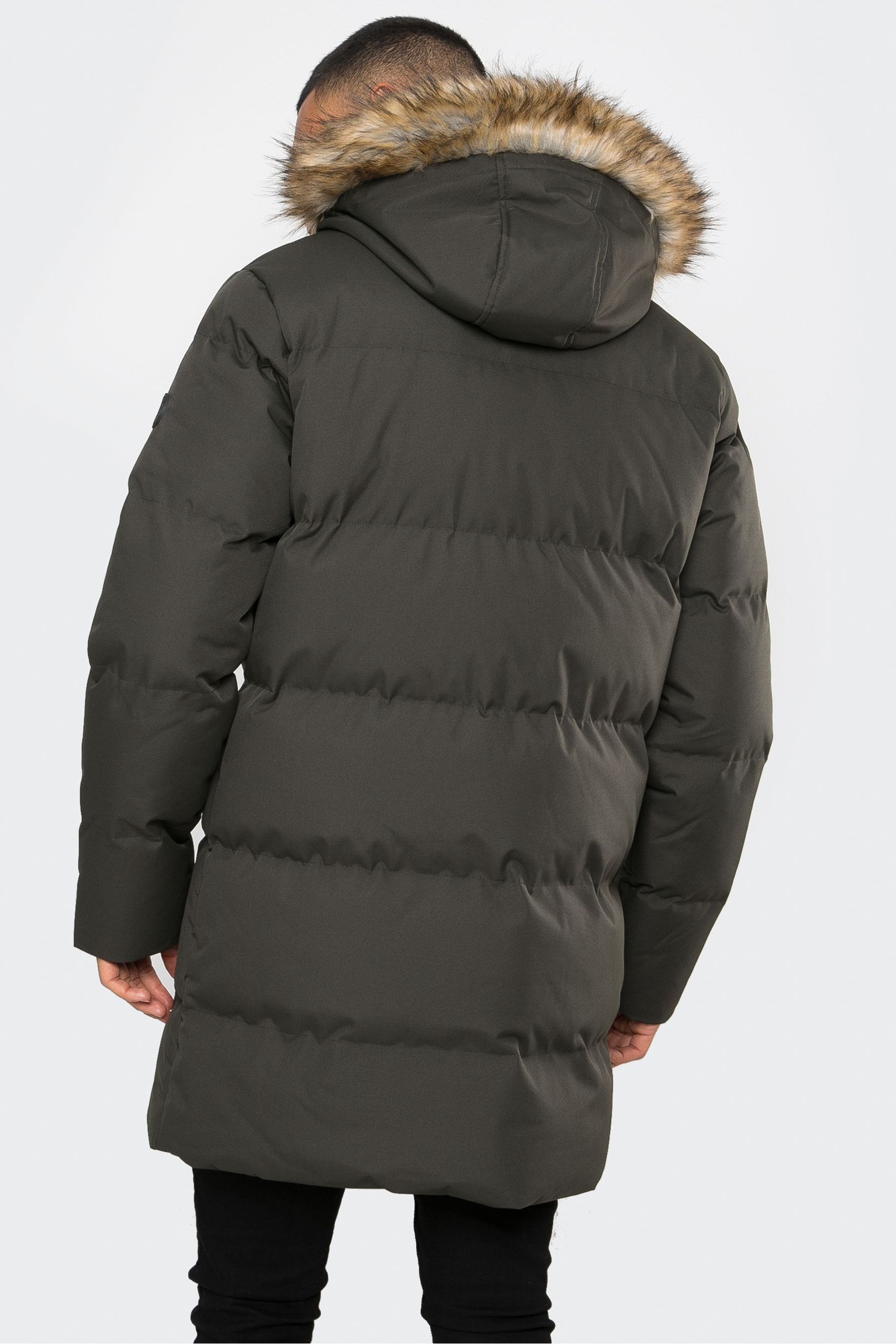 Threadbare hooded parka jacket hot sale