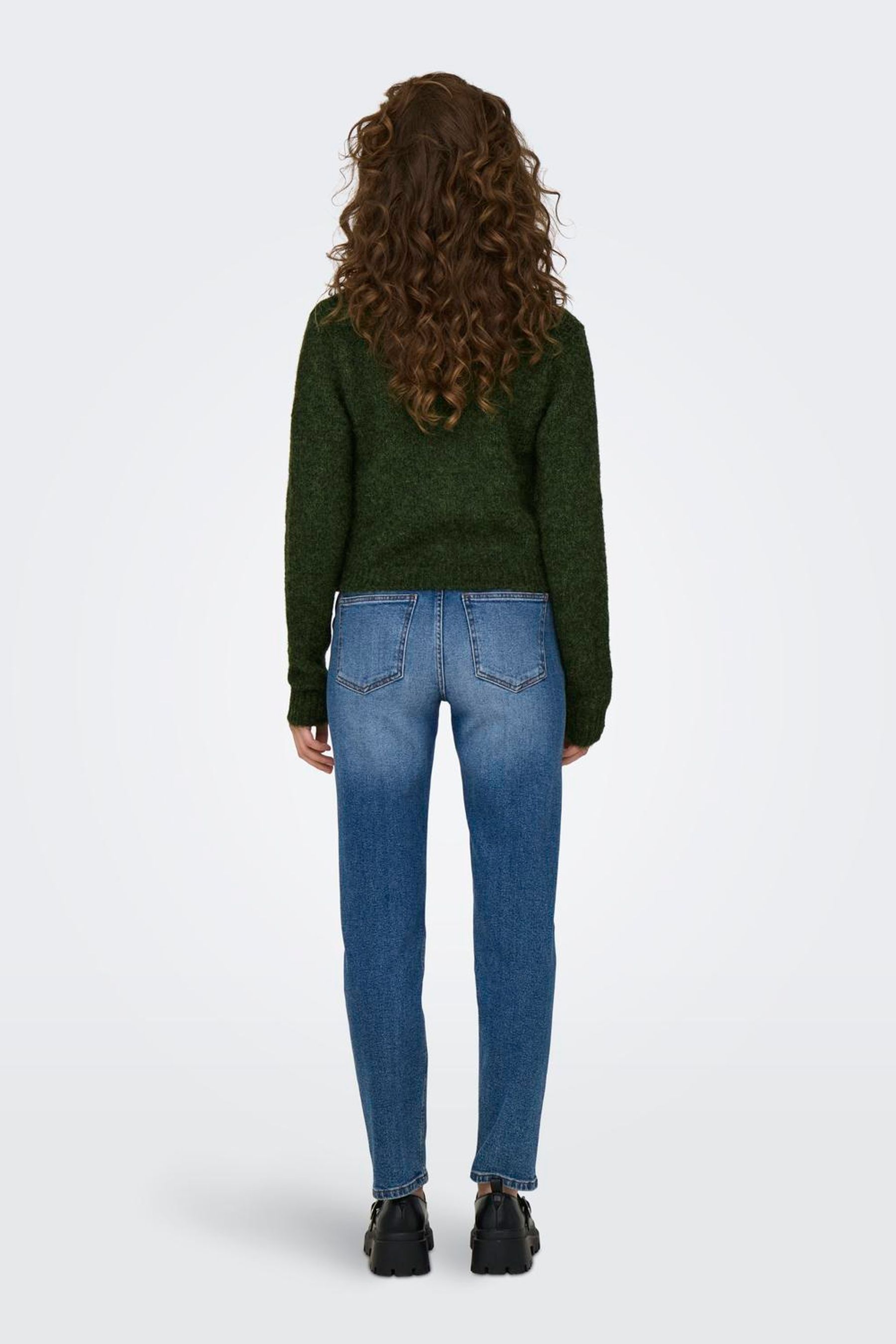 Buy JDY Green Collard Knitted Button Down Cardigan from the Next UK online shop