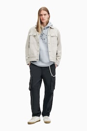 AllSaints Black Lewes Trousers - Image 1 of 10